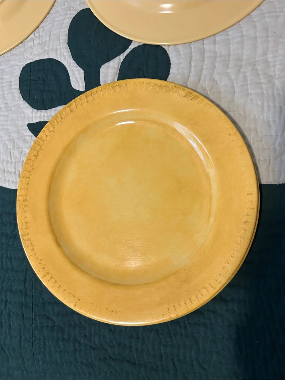🍋 set of melamine plates microwave & dishwasher safe